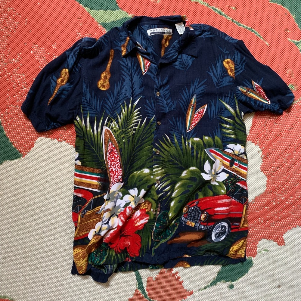 Floral Hawaiian Shirt